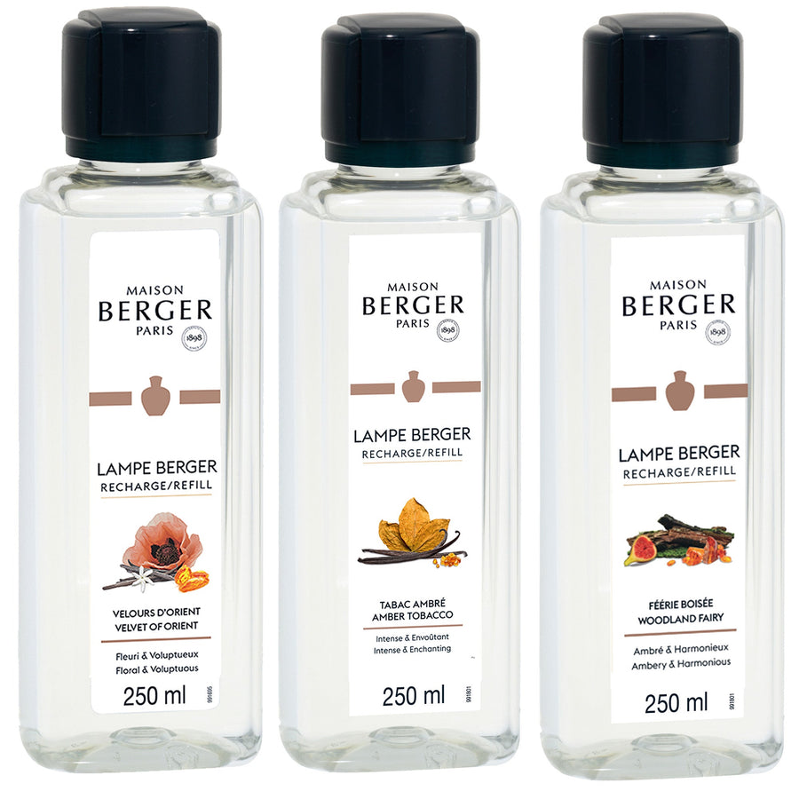 Lampe Berger Duft Refill - Triopack "Kaminabend" 3x 250ml - Hirsch Living & Lifestyle