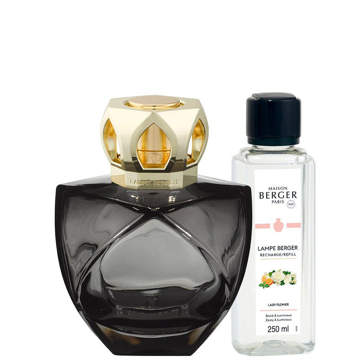 Lampe Berger Geschenkset - Eternity Schwarz mit Duft Lady Flower - Hirsch Living & Lifestyle