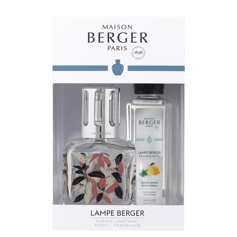 Lampe Berger Geschenkset - Glacon / Ice Cube Blatt mit Duft Zitronen - Verbene - Hirsch Living & Lifestyle