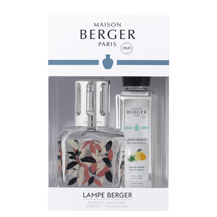 Lampe Berger Geschenkset - Glacon / Ice Cube Blatt mit Duft Zitronen - Verbene - Hirsch Living & Lifestyle