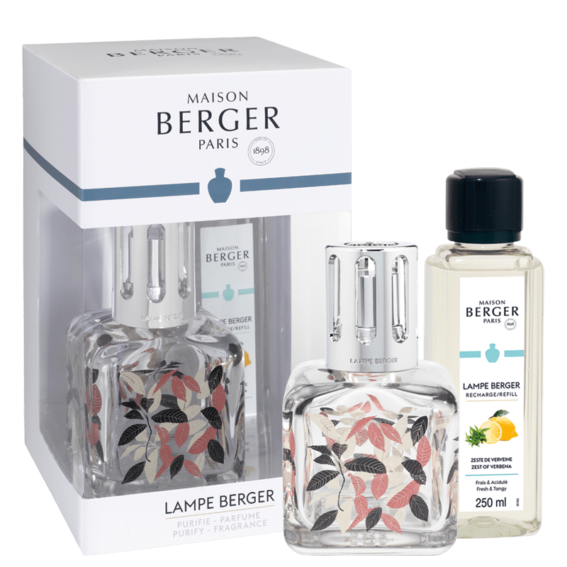 Lampe Berger Geschenkset - Glacon / Ice Cube Blatt mit Duft Zitronen - Verbene - Hirsch Living & Lifestyle