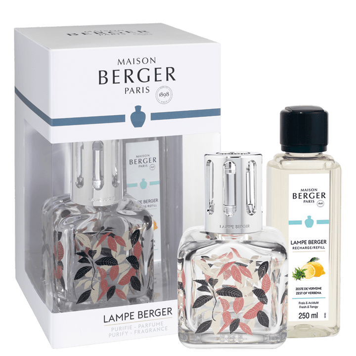Lampe Berger Geschenkset - Glacon / Ice Cube Blatt mit Duft Zitronen - Verbene - Hirsch Living & Lifestyle