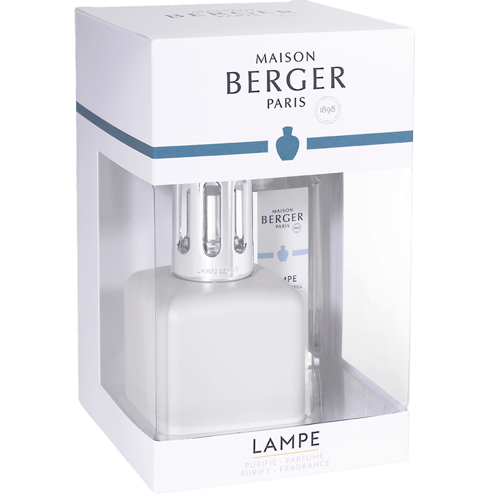 Lampe Berger Geschenkset - Glacon / Ice Cube weiß mit Duft Delikater Weißer Moschus - Hirsch Living & Lifestyle