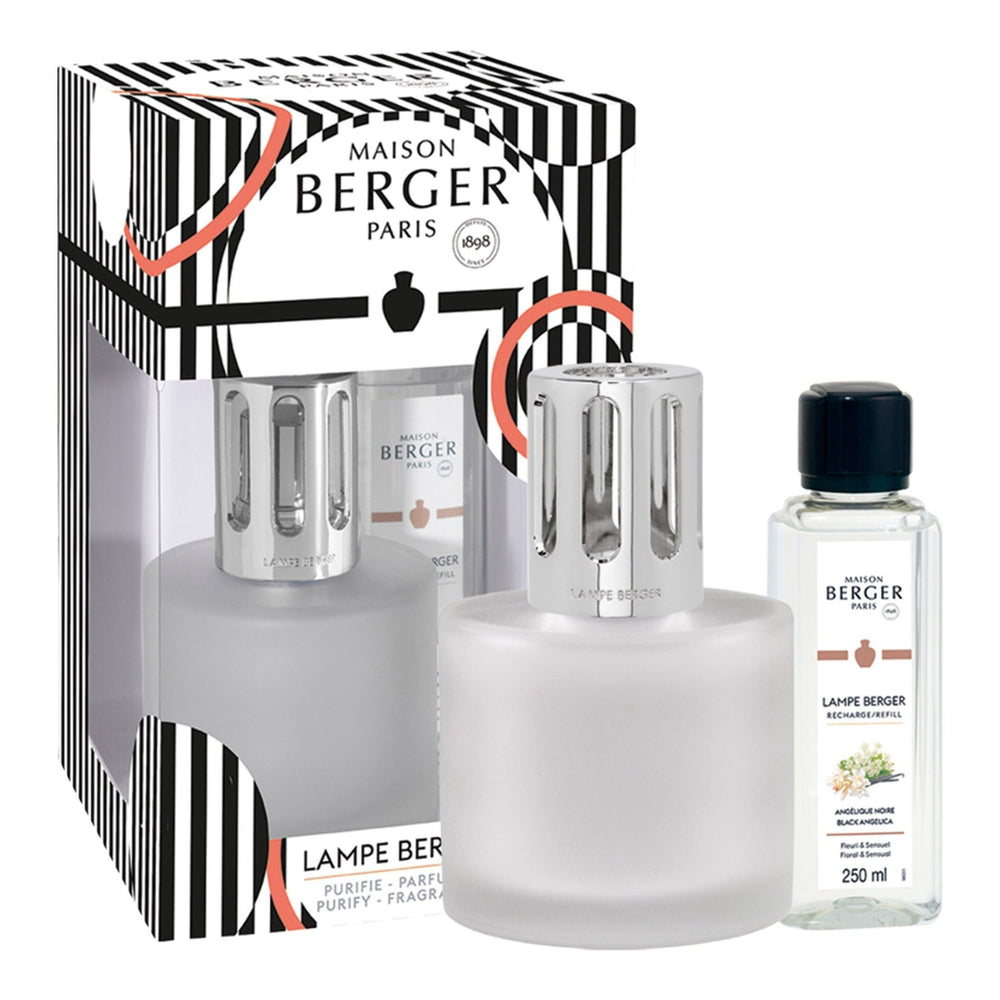 Lampe Berger Geschenkset - Illusion Satiniert mit Duft Angélique Noire - Hirsch Living & Lifestyle