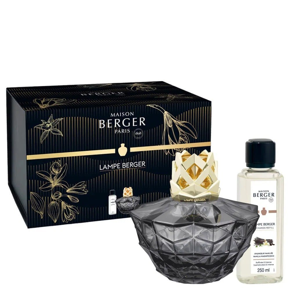 Lampe Berger Geschenkset - Kali Schwarz mit Duft Zauber der Vanille - Hirsch Living & Lifestyle