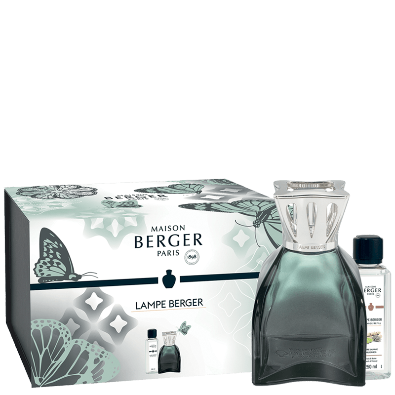 Lampe Berger Geschenkset - Lilly Grün mit Duft Unberührte Landschaft - Hirsch Living & Lifestyle