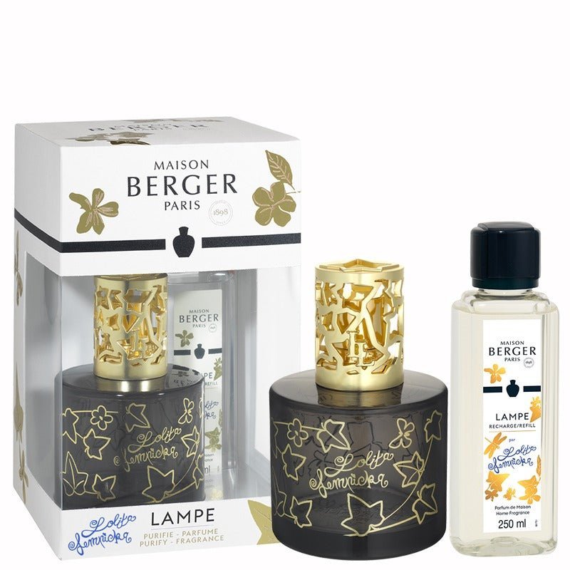 Lampe Berger Geschenkset - Lolita Lempicka schwarz / gold mit 250ml Duft - Hirsch Living & Lifestyle