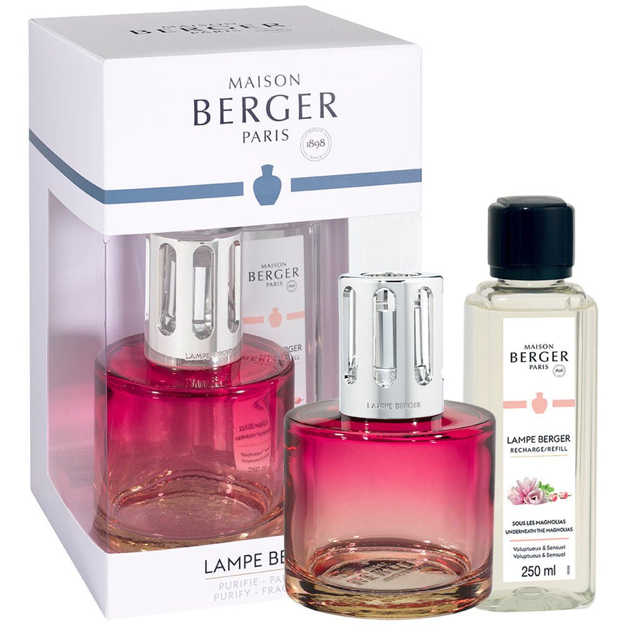 Lampe Berger Geschenkset - Pure Rosa/Nude mit Duft Unter den Magnolien - Hirsch Living & Lifestyle