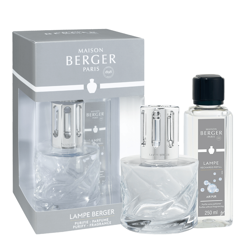Lampe Berger Geschenkset - Spirale Klar mit 250ml Air Pur - Hirsch Living & Lifestyle