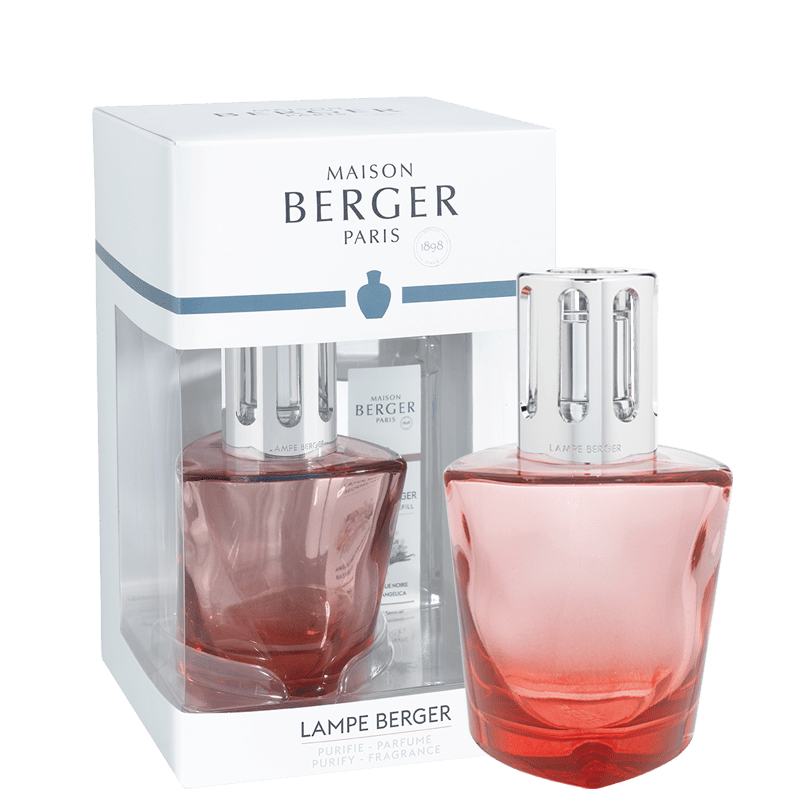 Lampe Berger Geschenkset - Terra Rot mit Duft Black Angelica - Hirsch Living & Lifestyle