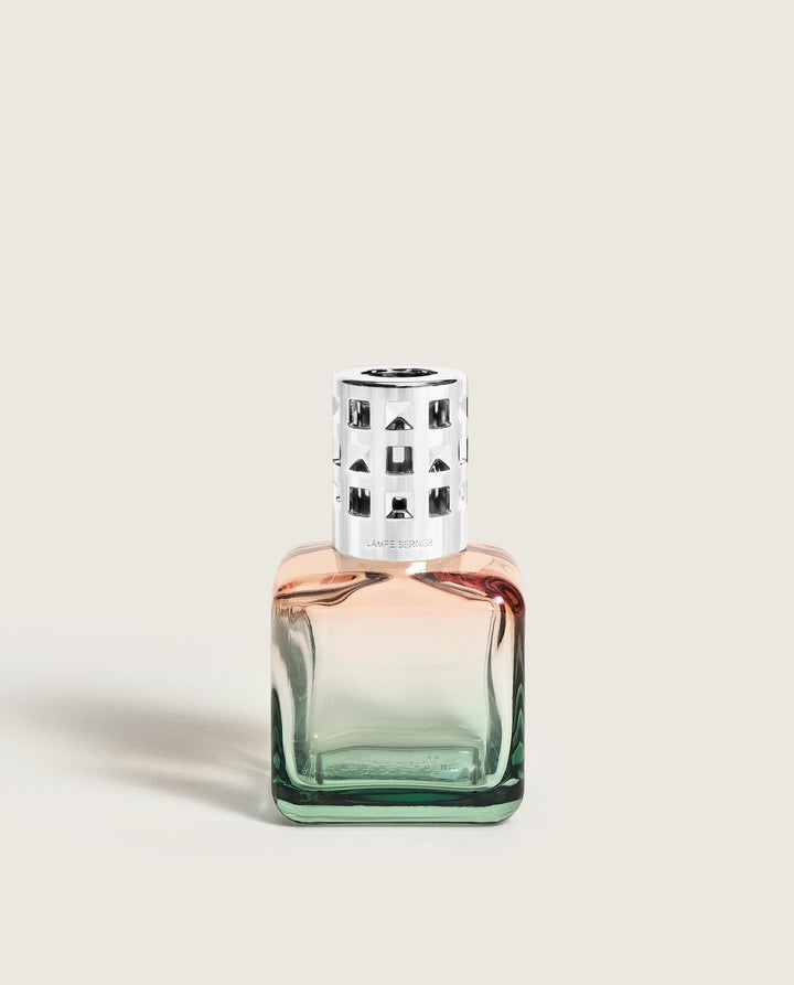Lampe Berger ICE CUBE Pfirsich/Grün - Zitronen-Verbene