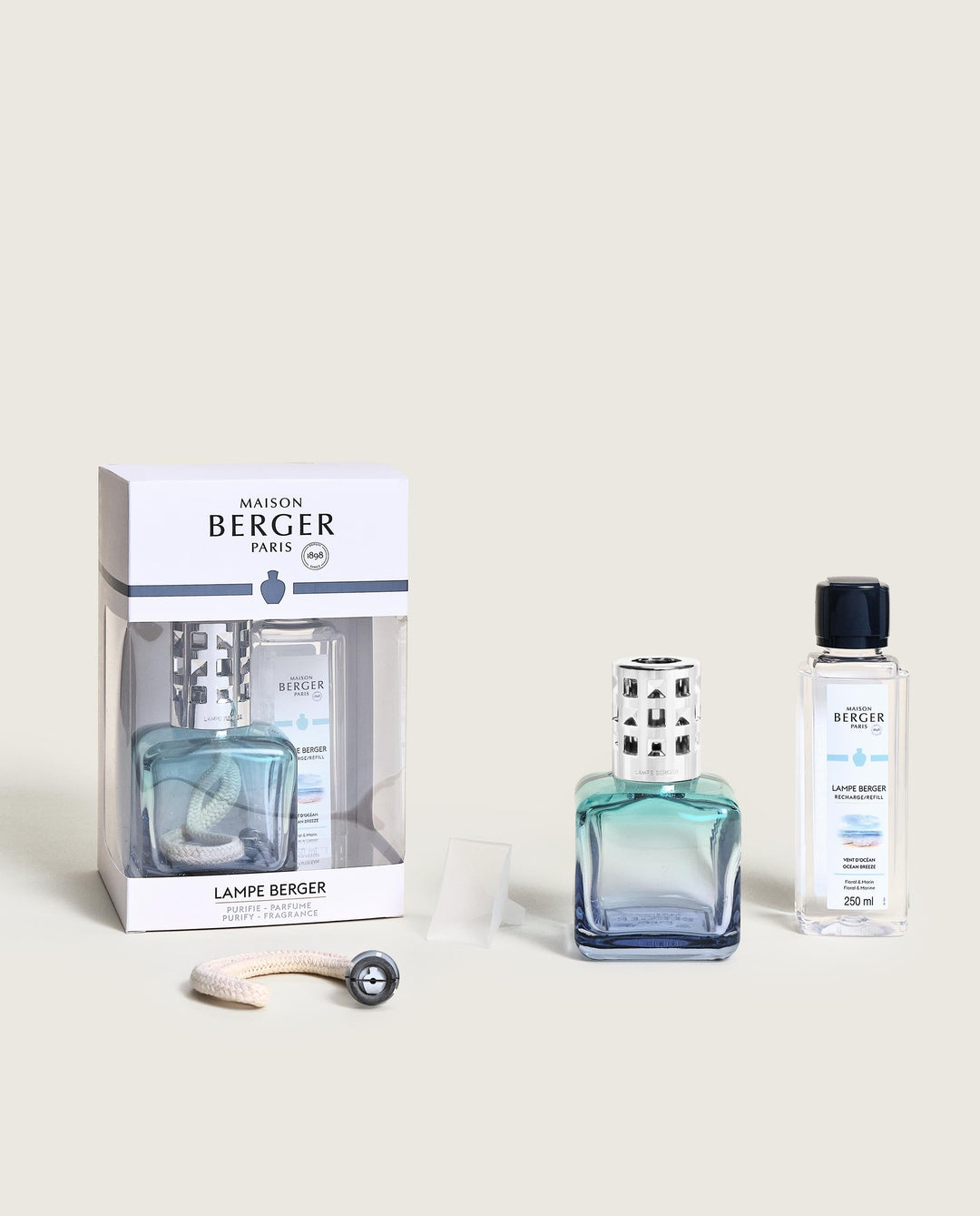 Lampe Berger ICE CUBE Türkis/Blau - Frische Ozeanbrise