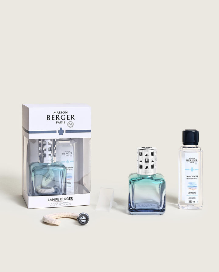 Lampe Berger ICE CUBE Türkis/Blau - Frische Ozeanbrise