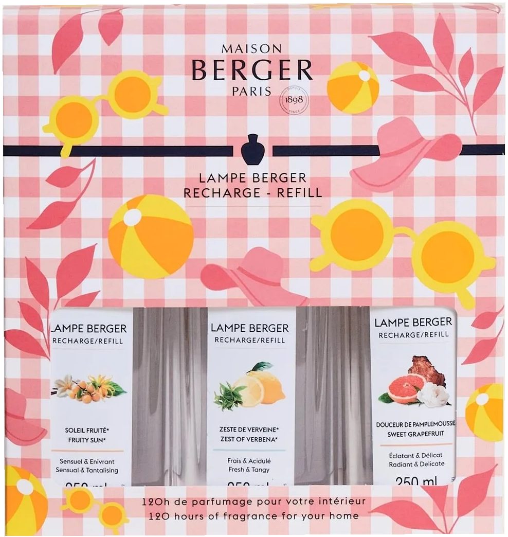 Lampe Berger Duft Triopack New Estival | 3x 250 ml von Maison Berger Paris