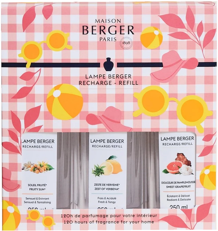 Lampe Berger Duft Triopack New Estival | 3x 250 ml von Maison Berger Paris
