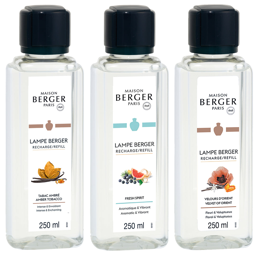 Lampe Berger Duft Refill - Triopack "Kaminabend" 3x 250ml