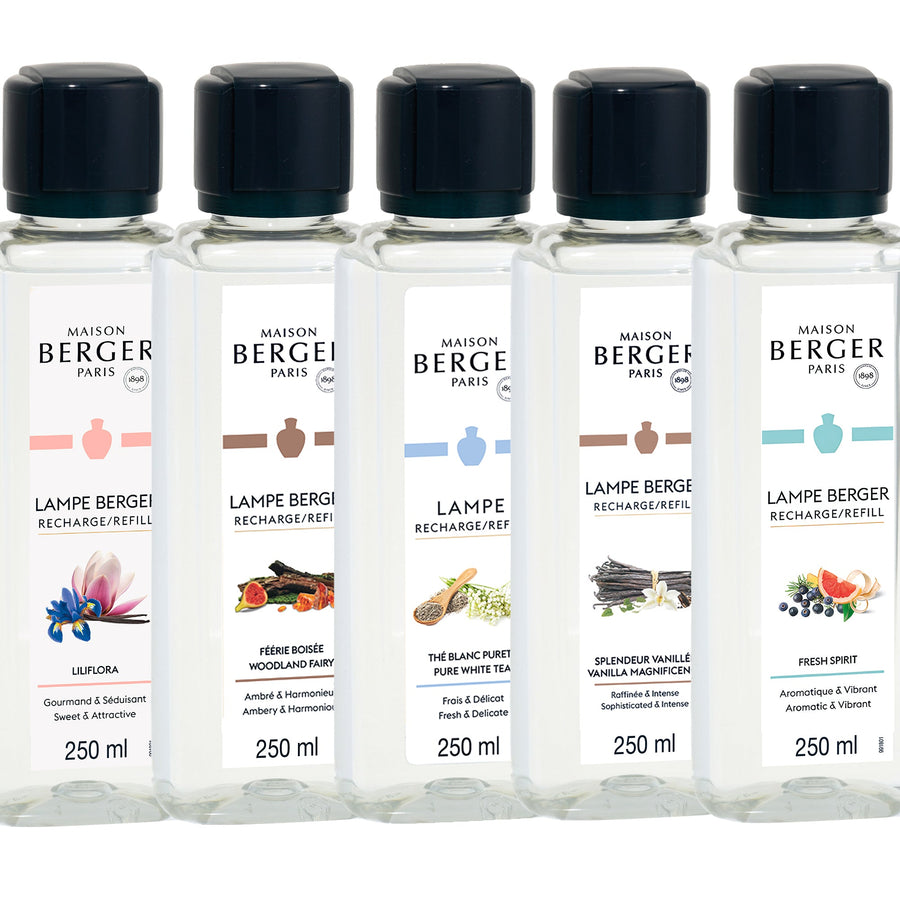 Lampe Berger Duft Refill großes Duftset "Wohlfühlzeit" 5x 250ml - Hirsch Living & Lifestyle