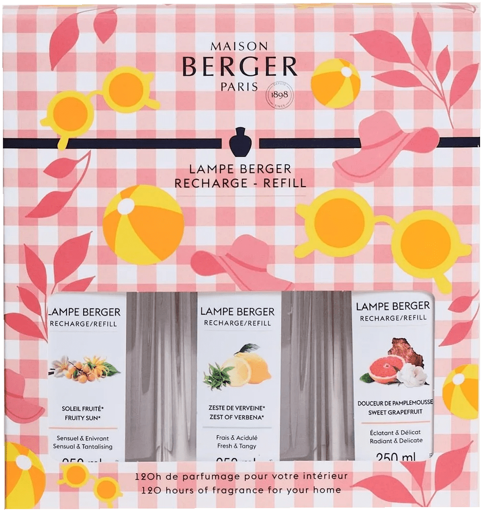 Lampe Berger Duft Triopack New Estival | 3x 250 ml von Maison Berger Paris - 24032