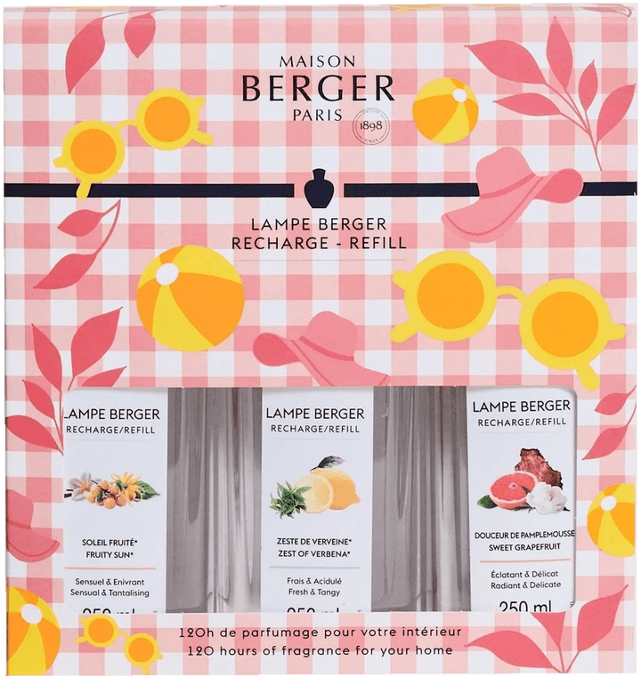 Lampe Berger Duft Triopack New Estival | 3x 250 ml von Maison Berger Paris - 24032