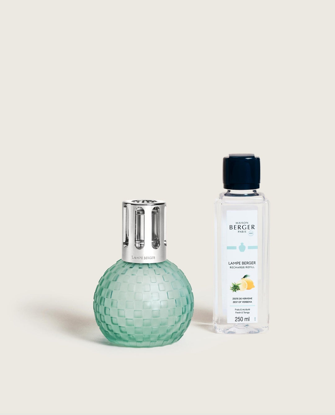 Lampe Berger Geschenkset Disco Minze Gefrostet mit 250 ml Zitronen-Verbene | Maison Berger Paris - 4900