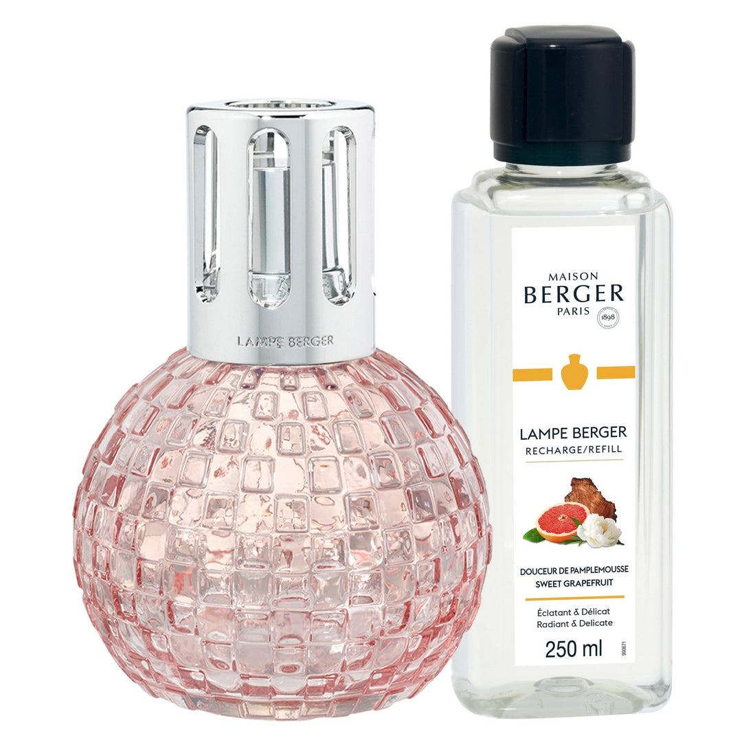 Lampe Berger Geschenkset Disco Rosa mit 250 ml Strahlende Pampelmuse | Maison Berger Paris - 4885