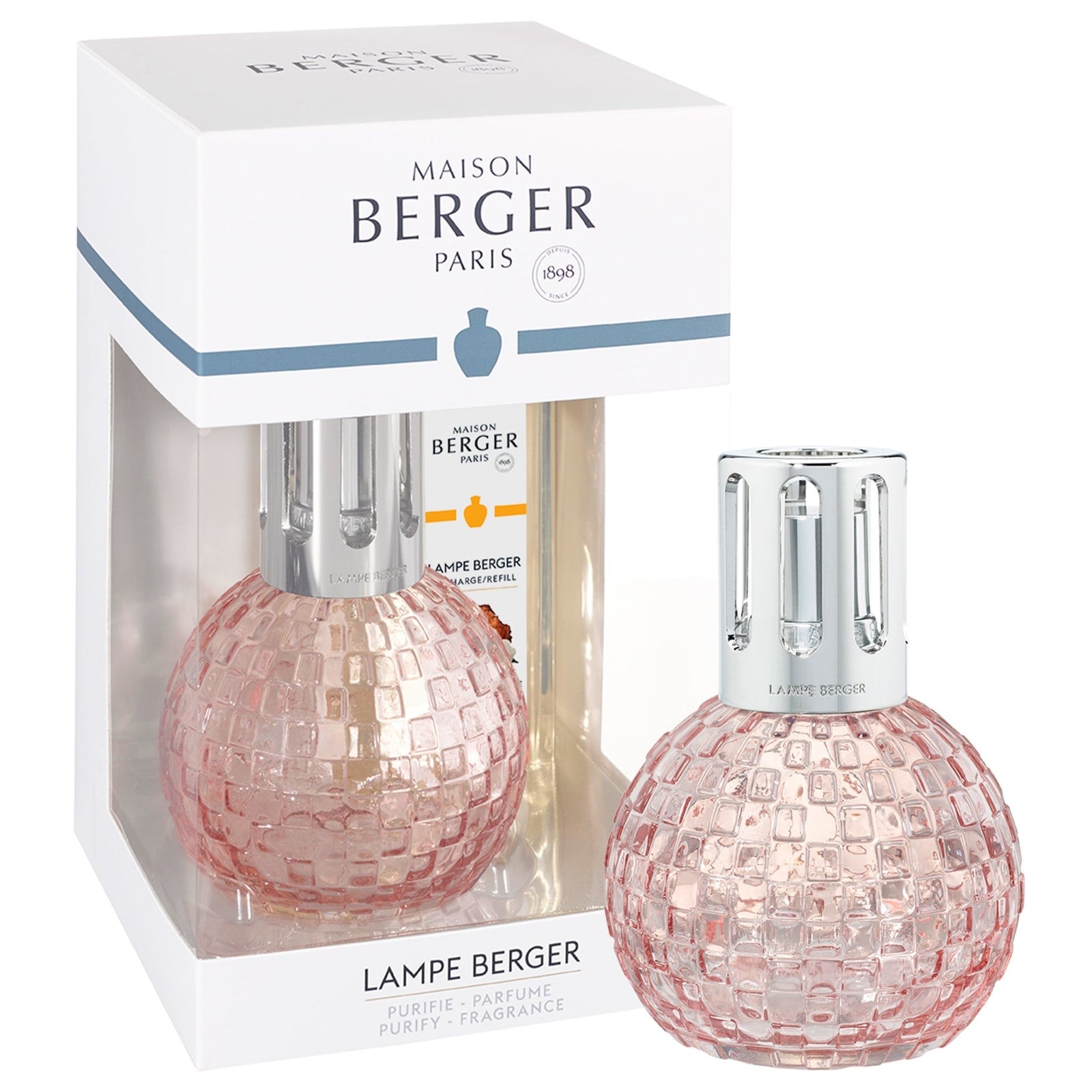 Lampe Berger Geschenkset Disco Rosa mit 250 ml Strahlende Pampelmuse | Maison Berger Paris - 4885