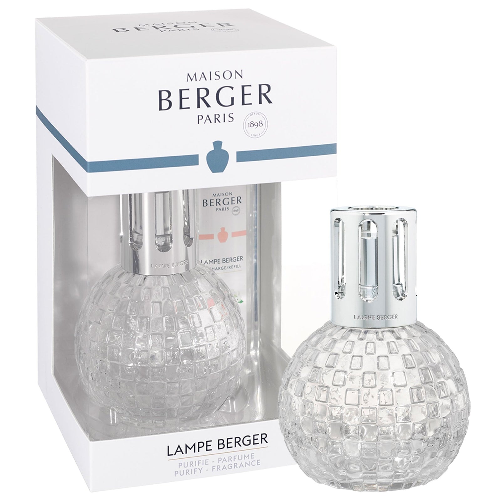 Lampe Berger Geschenkset Disco Transparent mit 250 ml Liliflora | Maison Berger Paris - 4884