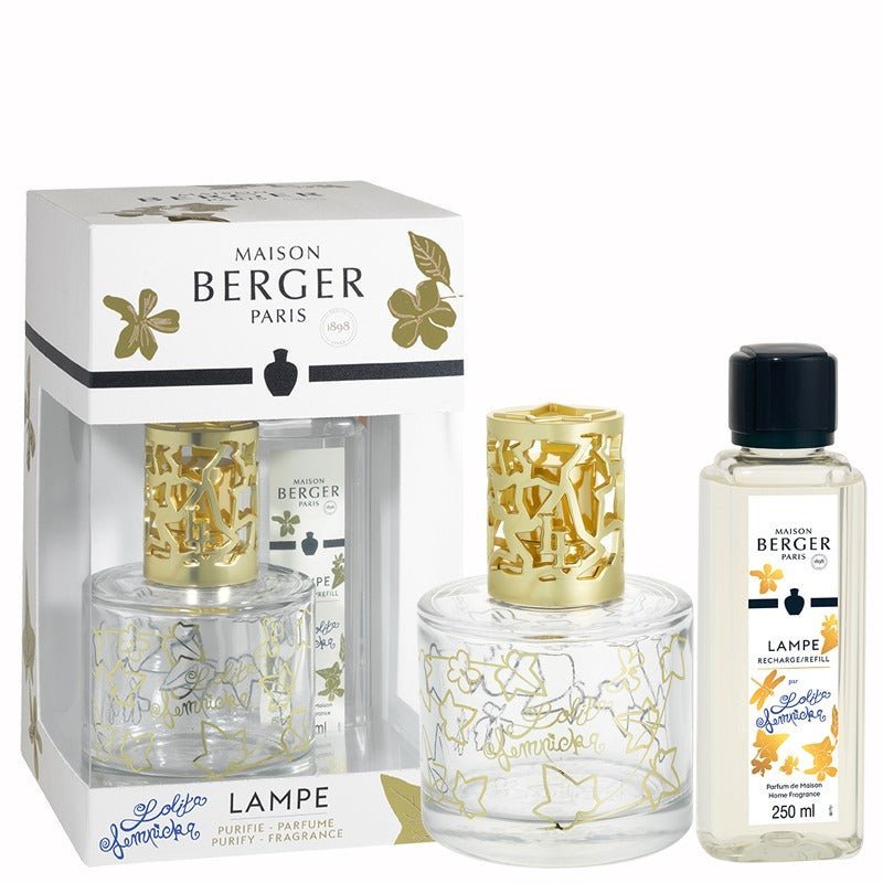 Lampe Berger Geschenkset - Lolita Lempicka transparent / gold mit 250ml Duft - Hirsch Living & Lifestyle