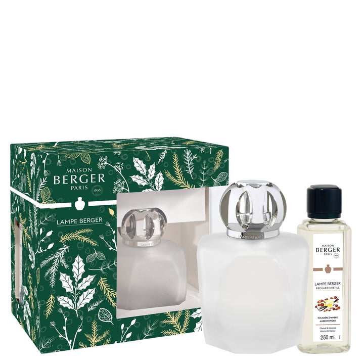 Lampe Berger Geschenkset Magical Gefrostet mit 250 ml Pudriger Amber | Maison Berger Paris - 4902