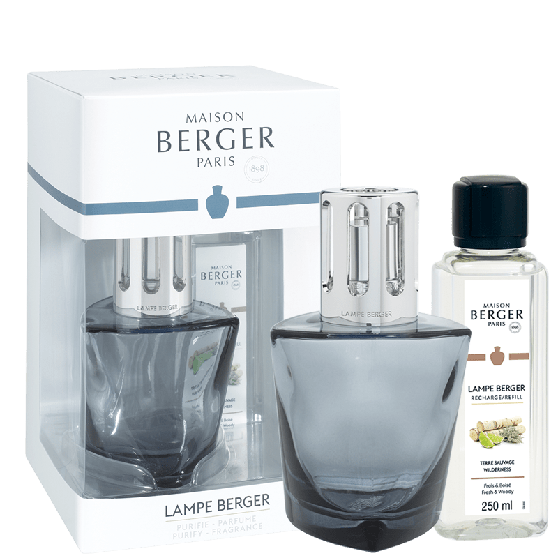 Lampe Berger Geschenkset - Terra Schwarz mit Duft Unberührte Landschaft - Hirsch Living & Lifestyle